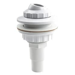 Pokin Above Ground Swimming Pool Complete Return Jet Fitting with Gasket and Adapter by Blavit