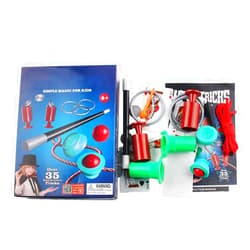 Keenso Mega Magic Kit,Magician Tricks Set Magical Wand Set for Boys Girls (3)