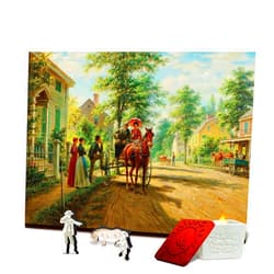Doctor Puzzle Philosophy of the game Doctor Puzzle Wooden Puzzles for Adults 330 Pieces-Double-Sided Wooden Jigsaw Puzzles with Unique Shapes-The Sunny Afternoon-Gift Family Game 16 x 11 Inch Includes Natural Aroma Candle