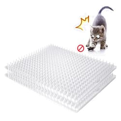 Aocoray 14 Pack Cat Deterrent Outdoor/Indoor Scat Mat, Pet Deterrent Training Mats, Keep Cats/Dogs Away Plastic Mats with Spikes, 23 Sq.ft, 16 x 13 Inches