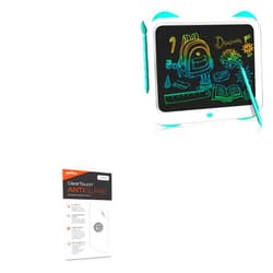 BoxWave Screen Protector Compatible with Tugau LCD Writing Tablet Doodle Board (12.5 in) - ClearTouch Anti-Glare (2-Pack), Anti-Fingerprint Matte Film Skin