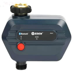 Eden 25441 1-Zone Bluetooth Water Timer for Smart Irrigation - Remote Control via App, Customizable Scheduling, and Water Delay Setting