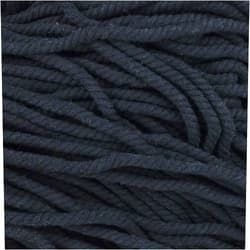 Craft County Super Soft 3 Strand Twisted Cotton Rope (Black, 1/4 Inch x 10 Feet)
