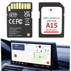 Bawanfa Plus 2026 Latest A15 Navigation SD Card Map Accessory for Ford Lincoln, F-150 Explorer Fusion Expedition Escape Edge MKC MKZ MKX Sync 2 Navigation SD Card Accessories Update USA/Canada Maps, GM5T-19H449-AJ