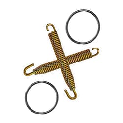TopendGaskets.com Heavy Duty Swivel Exhaust Springs Pair 75mm & O-Rings Replacement for Yamaha YZ250 1999-2022