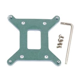 GENNEL Metal LGA1700 Motherboard Backplate, CPU Radiator Base Heatsink Mounting Backplane for Intel LGA 1700