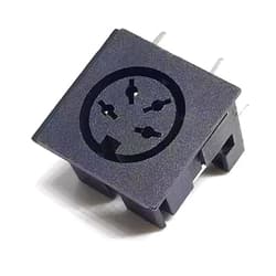 Generic Boicus Wiring Connecting Terminals - 1pcs DIN Audio Adapter MIDI Cable 5 Pin DIN Male Plug with Plastic Handle Female Socket Hulled Panel Mount Chassis Connector - (Color: 4pin female 1)