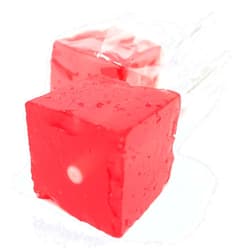 Espeez Hard Candy Cube Lollipop Suckers: Individually Wrapped Flavored Sucker Pack by Espeez - Old Fashioned Square Party Pops in Bulk - Wild Cherry, 48 Count