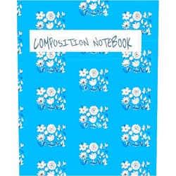 ERMA D CLEM FLOWERS COMPOSITION NOTEBOOK:College Ruled Composition Notebook: \