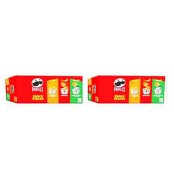 Pringles Potato Crisps Chips, Lunch Snacks, Office and Kids Snacks, Snack Stacks, Variety Pack, 12.9oz Box (18 Cups) (Pack of 2)