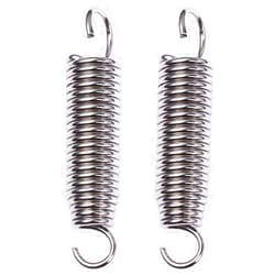 Milisten Drum Foot Pedal Springs, Stainless Steel Pedal Spring Assembly 2/ Pack, (Silver)