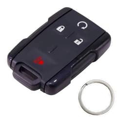 BTOZRF J-ACCES Replacement Key Fob Case Shell Fit for GMC Sierra Canyon Chevy Chevrolet Silverado Colorado M3N-32337100 4 Buttons Keyless Entry Remote Car Housing Casing Outer Cover (Black)