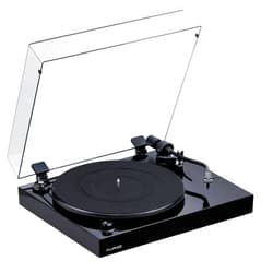 Fluance RT82 Reference High Fidelity Vinyl Turntable Record Player with Ortofon OM10 Cartridge, Speed Control Motor, High Mass MDF Wood Plinth, Vibration Isolation Feet - Piano Black