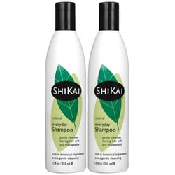 ShiKai Everyday Gentle Cleansing Shampoo (12oz, Pack of 2) | Extra Mild, Gentle, Low Detergent Formula | With Aloe Vera for Healthy, Shiny Hair