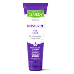 Medline Remedy Clinical Skin Cream, Vanilla Scent (4 fl oz), Moisturizing Face and Body Cream for All Ages, Paraben & Sulfate Free, Quick Absorbent Formula, Hypoallergenic Skin Moisturizer