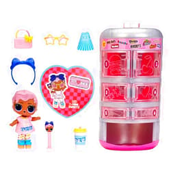 L.O.L. Surprise! Loves Mini Sweets Surprise-O-Matic Dolls with 9 Surprises, Candy Theme, Accessories, Collectible Doll, Vending Machine Packaging, Holiday Toy, Great Gift for Kids