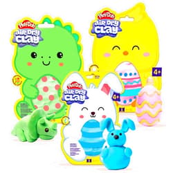 Play-Doh Scented Air Dry Clay, 3-Pack Spring Bundle, Includes 1 Green Watermelon, 1 Blue Cotton Candy, 1 Pink Bubblegum