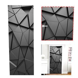 Denpetec 3D Door Mural Sticker,Self-Adhesive Removable Wall Mural Stickers Waterproof Door Wall Mural(Size:90x200cm)