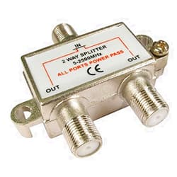 GiZmoZ n gadgetZ Virgin Media Splitter Box Micro 2 Way Coax 'F' Connector Female Digital TV Satellite Sky Cable