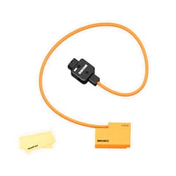 ZGCINE DT-LPE17 D-Tap to LP-E17 Dummy Battery Cable for Canon EOS RP R8 R10 R50 R100 Rebel T6i T7i T8i SL2 SL3 M3 M6 Mark II 77D 750D 800D KISS X8i, 60cm, 9V-12V Input, Non-Pop-Up