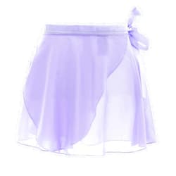 Lusofie Ballet Wrap Skirt with Ties Girls Ballet Skirt Flowy Chiffon Toddler Ballet Skirt for Girls Teen Girls Women