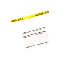Nasco Whirl-Pak B01062WA Write-On Bag, 7.5cm L x 18.5cm W, 0.057mm Thickness, 118ml Capacity (Box of 500)