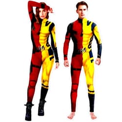 Isobedamai Unisex 2024 new Popular Halloween Cosplay Costume Stretchy Breathable Spandex Adult Full Bodysuit