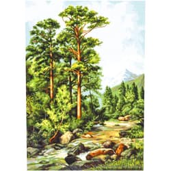 Lucas-S Mountain River Counted Cross-Stitch Kit
