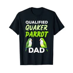 Mönchssittich Fan Geschenke Funny monk parakeet design for bird dads T-Shirt