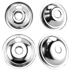 PANDEELS 4 Pack GE68C Chrome Drip Pans 2 x 6