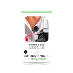 BUBBLEBEE INDUSTRIES RODE Lavalier II Mic Wind Protection Kit – Includes Furry Wind Protection, Microphone Foam Pop-Shield and More – Perfect for Content Creators, Videographers and Filmmakers Black