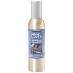 Yankee Candle Concentrated Air Freshener Room Spray, Odor Eliminator for Home, Bathroom, Warm Luxe Cashmere, 1.5 Oz (Pack of 1)
