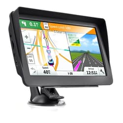 YDSWRDN GPS Navigator for Car 2024 Latest 7-inch HD Touchscreen 256M-16GB Voice Turning Alert Speed Limit Red Light Warning Car GPS Navigation with Pre-Installed North America Maps Free Lifetime Updates