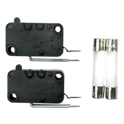 Mogankey W10195039 Dishwasher Float Switch and Slow-Blow Ceramic fuses Compatible with Whirlpool KitchenAid May-tag Dishwasher Replace WPW10195039 MS10-06 PS11750031(Pack of 2)