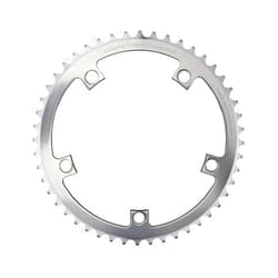 Spécialités TA Unisex's Track Competition 144 PCD 5 Arm Chainring, Silver, 44t