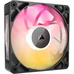 CORSAIR iCUE Link RX120 MAX RGB 120mm PWM Thick Fan – High-Static Pressure – Magnetic Dome Bearing – Single Fan – Black