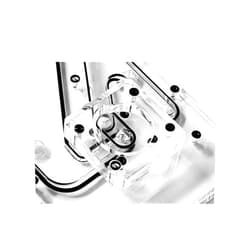Bykski Distro Plate for Corsair 5000D - PMMA w/ 5v Addressable RGB(RBW) (RGV-COS-5000D-P) - No Pump