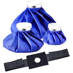 Ohuhu Ice Pack for Injuries Reusable: Ohuhu 3 Packs Ice Cold Packs with Wrap Ice Bag Hot Water Hot & Cold Therapy Pain Relief for Knee Leg Injury No-Leak Waterproof Ice Bags 3 Sizes 6