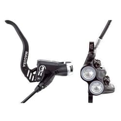 Magura MT5 eSTOP Brake Lever for Right/Left 2-Finger Aluminium Lightweight Lever, Black/Silver