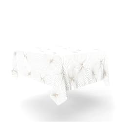 VisEnt Pastel Tablecloth Square Table Cloths 54x54 Inch Spill Proof Fabric Printed Table Cloth for Square Tables Waterproof Cloth Coffee Table Cover for Living Room