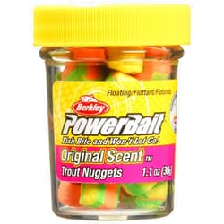 Berkley PowerBait Power Nuggets 4-Pack Fishing Dough Bait, Assorted Colors, Scent Dispersion Technology, Irresistible Scent and Flavor, Moldable and Easy to Use