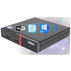 Lenovo ThinkCentre M900 Tiny Desktop Computer, Intel i5-6500T Upto 3.10GHz, 16GB RAM, 256GB NVMe SSD, 4K DisplayPort, Bluetooth, AC Wi-Fi, Windows 10 Pro (Renewed)