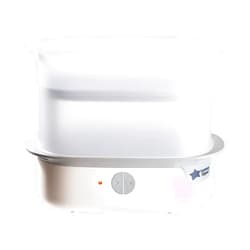 Tommee Tippee Advanced Steam Electric Sterilizer for Baby Bottles, Kills Viruses* and 99.9% of Bacteria, 5-Minute Sterilization Cycle