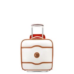 DELSEY PARIS Chatelet 2.0 Softside Luggage Under-Seater with 2 Wheels, Angora, Carry on 16 Inch