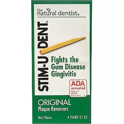 STIM-U-DENT Original Plaque Removers Mint -- 100 Toothpicks