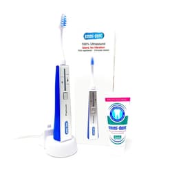Emmi-dent Oral Waver Electric Toothbrush with 100% Ultrasound Technology. Ideal for Sensitive Teeth, Plaque Removal and More! (Special Needs Model: Silent and Without Vibrations) Silent Oral Waver with 100% Ultrasound