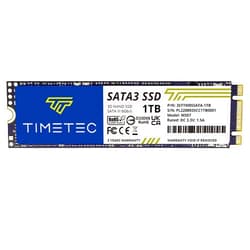 Timetec 1TB SSD 3D NAND SATA III 6Gb/s M.2 2280 NGFF 512TBW Read Speed Up to 550MB/s SLC Cache Performance Boost Internal Solid State Drive for PC Computer Laptop and Desktop (1TB)