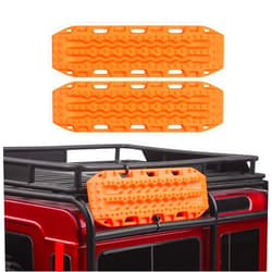 INJORA 2PCS Plastic Sand Ladder Recovery Board for 1:10 RC Crawler TRX-4 Axial SCX10 Tamiya CC01 MST CFX (Orange)