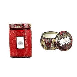 Voluspa Starter Pack - Goji Tarocco Orange Large Jar and Mini Tin Candle