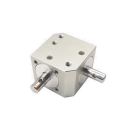 PGFUN 1:1 Right Angle Tapered Bevel Gearbox Mini 1 Module 20 Teeth 90° Angle Drive Steering Gear Device Simple Mechanical DIY Module with 8mm Shaft